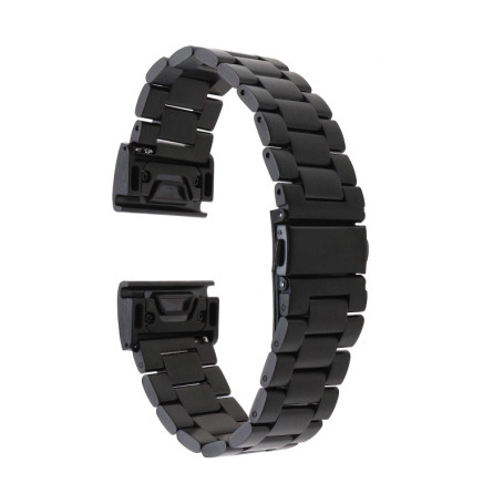 Bracelet de rechange compatible avec Garmin Fenix 7X Sapphire Solar / Fenix 7X Solar Tactix 7 Pro en acier inoxydable 130-235 mm