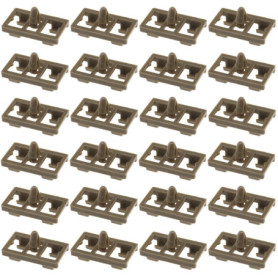 EMSea Lot de 30 clips de joint d'étanchéité pour porte inférieure X5 E53 51337052945 en plastique pour garniture de porte automo