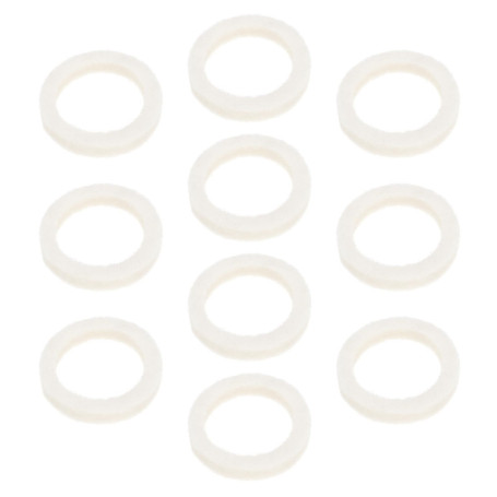 EMSea Lot de 10 Rondelles en Feutre Compatible avec Sage Compatible avec Breville Les Moulins à Café 27 Mm X 20 Mm X 5 Mm Anneau