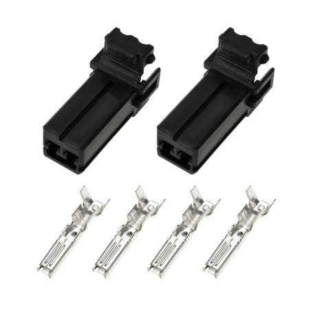 EMSea 2 Connecteurs Lot de Et Bornes de Moto Prise Audio Prise Tweeter Auto174463-2 173631-1 Compatible avec Ha-rley Davidson No