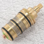 Ocnvlia Cartouche Thermostatique et PoignéE en Laiton pour le pour Mitigeur MéLangeur Barre de Douche MéLangeur Douche Cartouche