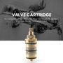 Ocnvlia Cartouche Thermostatique et PoignéE en Laiton pour le pour Mitigeur MéLangeur Barre de Douche MéLangeur Douche Cartouche