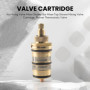 Ocnvlia Cartouche Thermostatique et PoignéE en Laiton pour le pour Mitigeur MéLangeur Barre de Douche MéLangeur Douche Cartouche