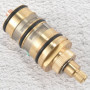 Ocnvlia Cartouche Thermostatique et PoignéE en Laiton pour le pour Mitigeur MéLangeur Barre de Douche MéLangeur Douche Cartouche