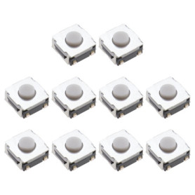 VGOL 10pcs Boutons de Porte-clés à Distance Remplacement Compatible avec Renault Clio Kangoo Megane Modus Twingo Traffic Master 