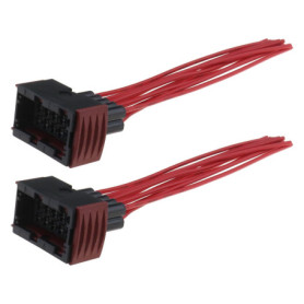 VGOL 2pcs Faisceau de Câblage Prise de Phare de Voiture Métier à Tisser 10 Broches Connecteur de Faisceau de Lampe Réparation Pr