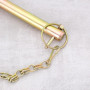 VGOL 2 Pièces Goupille D'attelage de Barre de Remorquage de Remorque 5/8" X 4,33" avec Chaîne Et Goupille D'attelage pour Un Mon