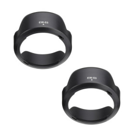 VGOL 2 Pièces EW-53 Pare-Soleil en Plastique pour Objectif d'appareil Photo Pare-Soleil de Remplacement d'objectif d'appareil Ph