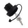 VGOL Bouchon Carburant Verrouillable avec 2 Clés Bouchon Intérieur Carburant Bouchon Réservoir Carburant Remplissage Réservoir C