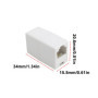 VGOL Lot de 4 coupleurs RJ11 6P4C femelle vers femelle pour modems ADSL de téléphone fixe, fax