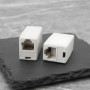 VGOL Lot de 4 coupleurs RJ11 6P4C femelle vers femelle pour modems ADSL de téléphone fixe, fax