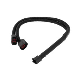 VGOL Klaxon de voiture 1 à 2 connecteurs convertisseur faisceau de câblage longueur 50 cm compatible avec Ford compatible avec T