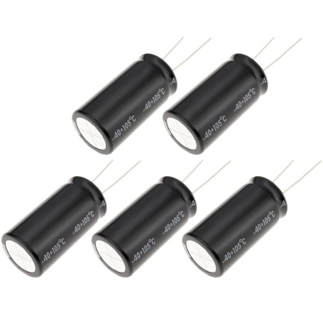 VGOL Lot de 5 Condensateurs électrolytiques Radiaux en Aluminium 3300 µF 50 V -40-105 °C pour équipements de Communication Alime