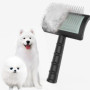 berjalan 1 Brosse à Lisser Ferme pour Chiens - Brosse à Lisser Extra Longue pour Chien de Grande Taille, Brosse MéTallique et Dé