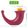 Gaqnzjx Neti Pot de yoga pour le nez - Système d'irrigation sinusoïdale - 200 ml