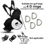 Afforstyle Sangle d'épaule portable de golf - Confortable - Sangle réglable - Accessoire de golf