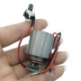 OVNSHVN Mini moteur sans balais DC 7-24 V, 100 000 min, roue à grande vitesse en alliage d'aluminium CNC, ventilateur de canal, 