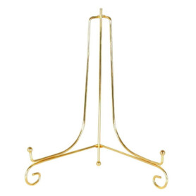 OVNSHVN Présentoir Doré Support Support de Livre Socle Photo Bol Cadre Plat Support D'Assiette Photo Chevalet Décor de Rangement