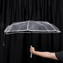 Giilayky Parapluie Transparent Parapluie Automatique a Pluie pour des Femmes et des Parapluie Automatique de Pluie Parapluie Tra