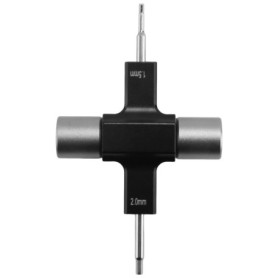 YEHEI Clé à molette M5 avec outil de roulement jetable intégré, 1,5 mm/2 mm, moteur d'hélice de libération de tournevis pour dro