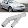 ECSiNG Tuyau de Liquide de Refroidissement en Aluminium à Bride en Y 1J0121087E Compatible avec VW MK4 1.8T 2000-2005 Et Audi TT