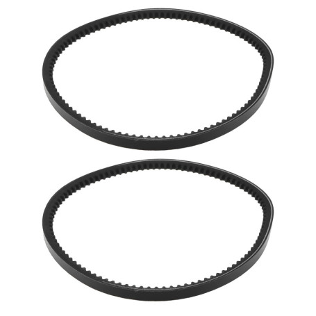 ECSiNG 2 Courroies d'entraînement 637 X 10 Mm Compatible avec Kynast Scarificateur 35-V-401 35-V-402 35-V-403 100000047