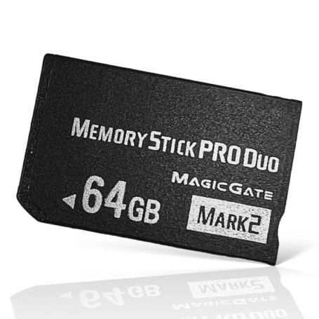 QUMOX Carte Mémoire Stick Pro Duo 64 Go Mark2 – Haute Capacité, Compatible PSP 1000/2000/3000, Appareils Photo et Caméscopes