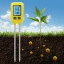Mcbazel Professional Soil Meter, Instrument de Mesure du Sol 4 en 1,Détecteur d'Éléments Traces P/N/K, Détection de la Santé des