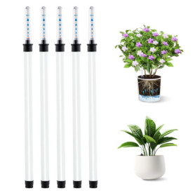 Mcbazel 5 Pièces Indicateur de Niveau d'eau Hydroponique, Jauge de Niveau d'eau avec Flotteur pour Plantes, Indicateur d'Humidit