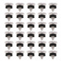 ECSiNG 30pcs Clips de Fixation Attaches Garniture Voiture Panneau de Porte Intérieures 7703077476 en Plastique Compatible avec P