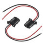 ECSiNG Lot de 2 connecteurs à 2 broches compatibles avec VW Audi Skoda Seat 3B0972702 1J0971972 - Faisceau de câble LED pour por
