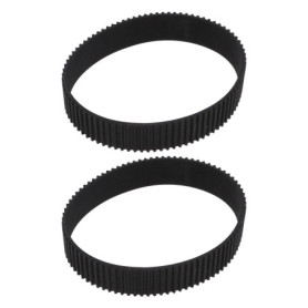 ECSiNG 2X HTD 252-3M-18 Courroies Synchrones en Caoutchouc à Boucle Fermée 84 Dents Courroies de Distribution 3 mm Pas 18 mm Lar