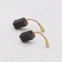 ECSiNG 2 Paires Balais de Charbon pour Meuleuse d'angle 6.3x8x13.5mm Compatible avec Ryobi EAG950RB EAG750RS 115 125 D54 Pièce d