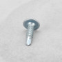 LT Easiyl 200pcs Vis Autoperceuses M4,2 X 16 Mm Vis à Tête Bombée Vis à Tête Cylindrique Plaquées Fer avec Zinc Bleu Et Blanc po