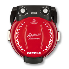 G3 Ferrari - G10177 Four à pizza Delizia Anniversary, 400 Degré Celsius, Édition Limitée, Coupole en INOX, Pelles en Aluminium e