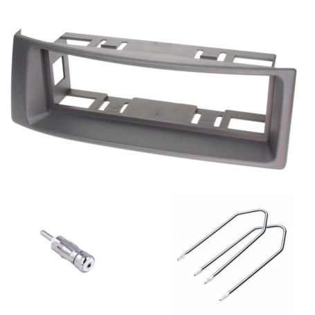 Sound-way - Kit de Montage Autoradio, Façade Cadre de Radio 1 DIN, Adaptateur Compatible avec Renault Megane Scenic