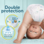 Pampers Premium Protection Taille 4, 90 Couches, 9kg-14kg, Double Protection Pour La Peau Et Contre Les Fuites