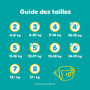 Pampers Baby-Dry Taille 6, 80 Couches, 13kg-18kg, Une Nuit Confortable Jusqu’À 100% Sans Fuites