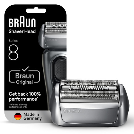 Tete de rasoir BRAUN Series 8 - 4+1 éléments - 100 % fabriqué en Allemagne