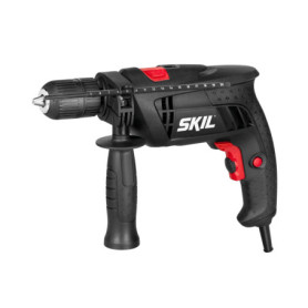 Skil 6290AA Perceuse à Percussion avec Mandrin Autoserrant (710W, Variateur de Vitesse, Poignée, Butée de profondeur, Set d'acce