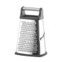 HENDI Râpe manuelle à 4 faces, multifonctionnelle, avec bol, râpe cuisine à fromage, coupe trancheuse à légumes, 158x130x(H)310m