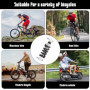 Mein HERZ Amortisseur de Vélo Montagne, Suspension de Jambe Arrière Vélo Bricolage Suspension à Ressort Oscillant, Mini 150mm 15