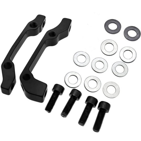 Young Wolf Lot de 2 adaptateurs IS/Post avant 180/203 mm arrière 160/180 mm pour étrier de frein à disque