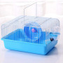 Cage de Voyage Portable pour Hamster et Petit Animal - Villa Translucide en Plastique pour Gerbille et Souris (23x17x15cm)