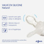Difrax Tétine 6-18 Mois Natural – Sucette Naissance avec Tétine Silicone - Facile à Accepter - un Apport Optimal d'Air – Tutute 
