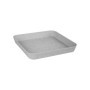 Elho Loft Urban Soucoupe Carrée 22 - Soucoupe pour Extérieur - Ø 22.0 x H 3.1 cm - Gris/Living Ciment