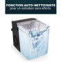 Princess Machine à glaçons XXL - Réservoir de 1,75 L - 9 glaçons en 6 min - Produit jusqu'à 12 kg de glaçons - 2 tailles de glaç