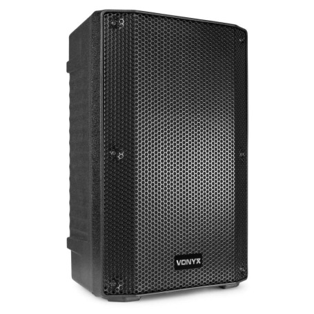 VONYX VSA10BT Enceinte Active 500W Amplifiée avec Bluetooth et MP3, Lecteur Multimédia, Port USB, Affichage LCD, Amplificateur I