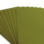 vaessen creative Florence Papier Cartonné, Vert (Olive), 216g, 10 Feuilles, Surface Lisse, pour Peindre, Scrapbooking et plus, D