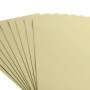 vaessen creative Florence Papier Cartonné, Beige (Pudding), 216g, 10 Feuilles, Surface Lisse, pour Peindre, Scrapbooking et plus
